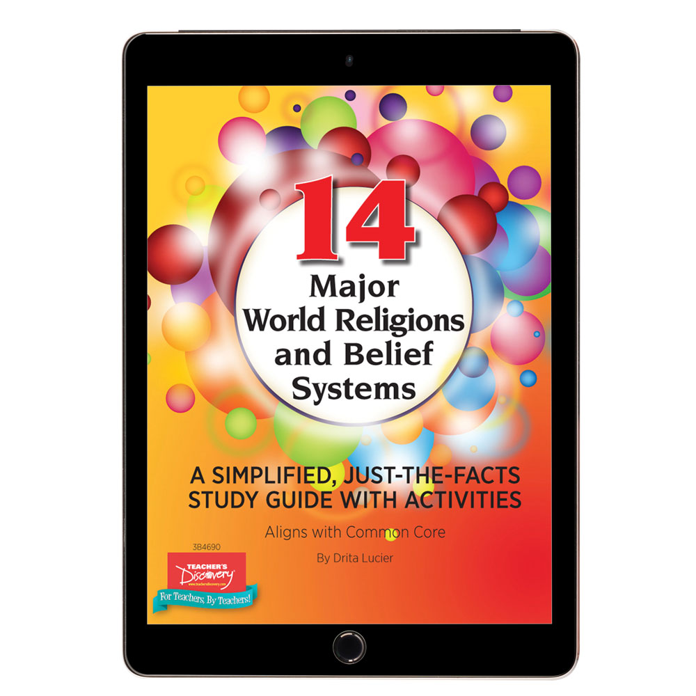 14 Major World Religions & Belief Systems Book