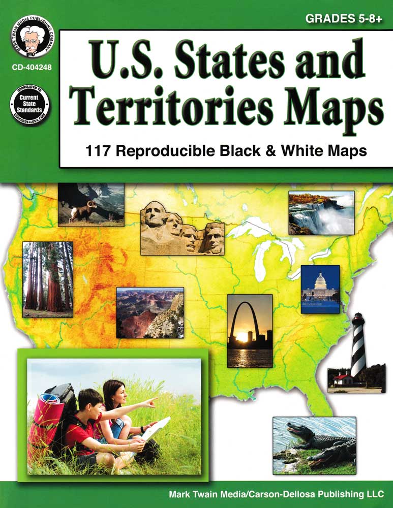 U.S. States and Territories Map Book