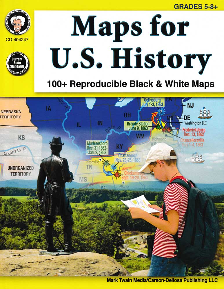 Maps for U.S. History Book