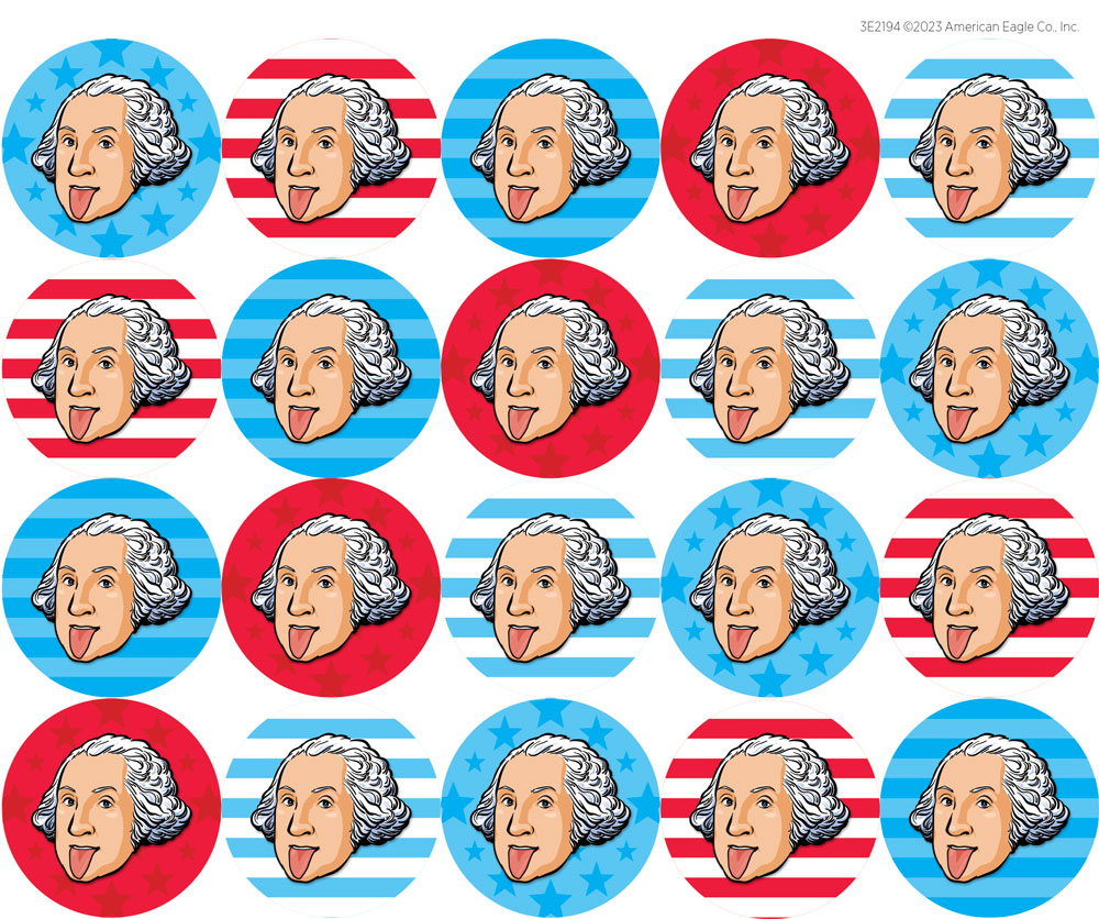 Wacky Washington Stickers