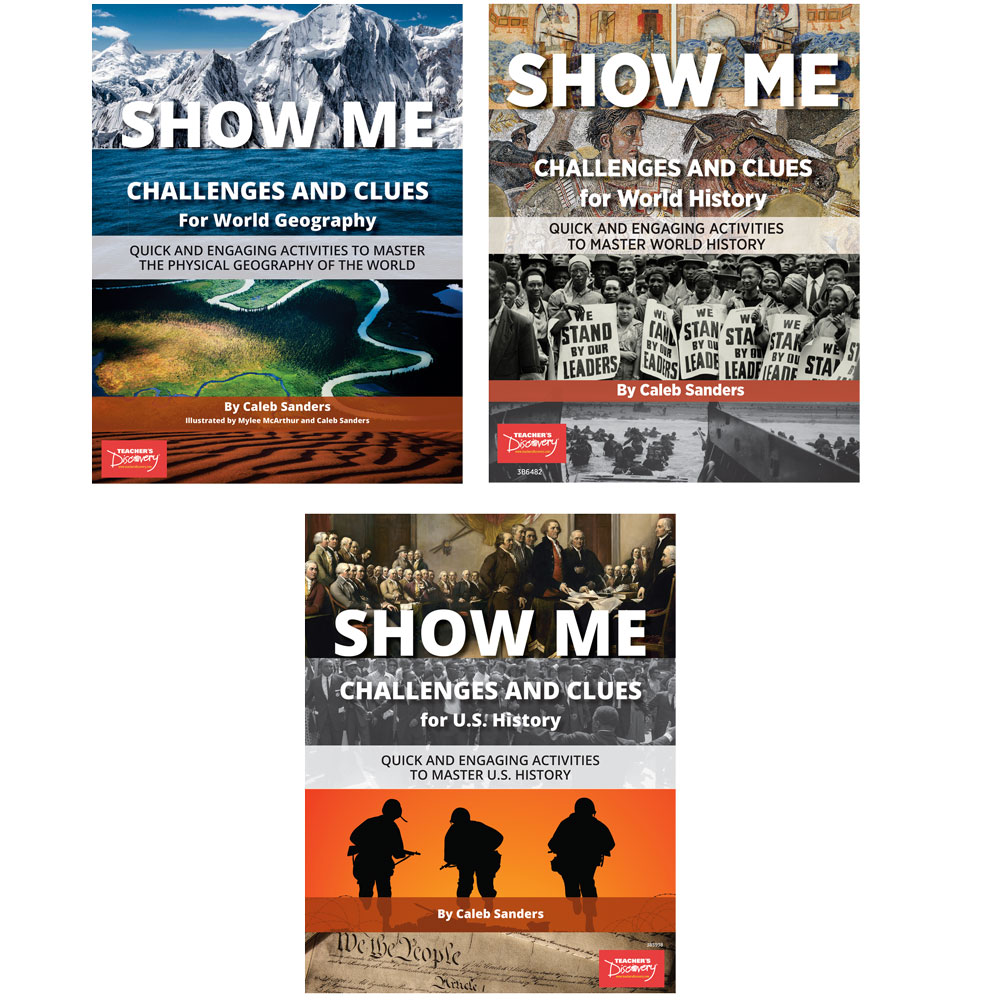 Show Me Challenges and Clues Set of 3 Books