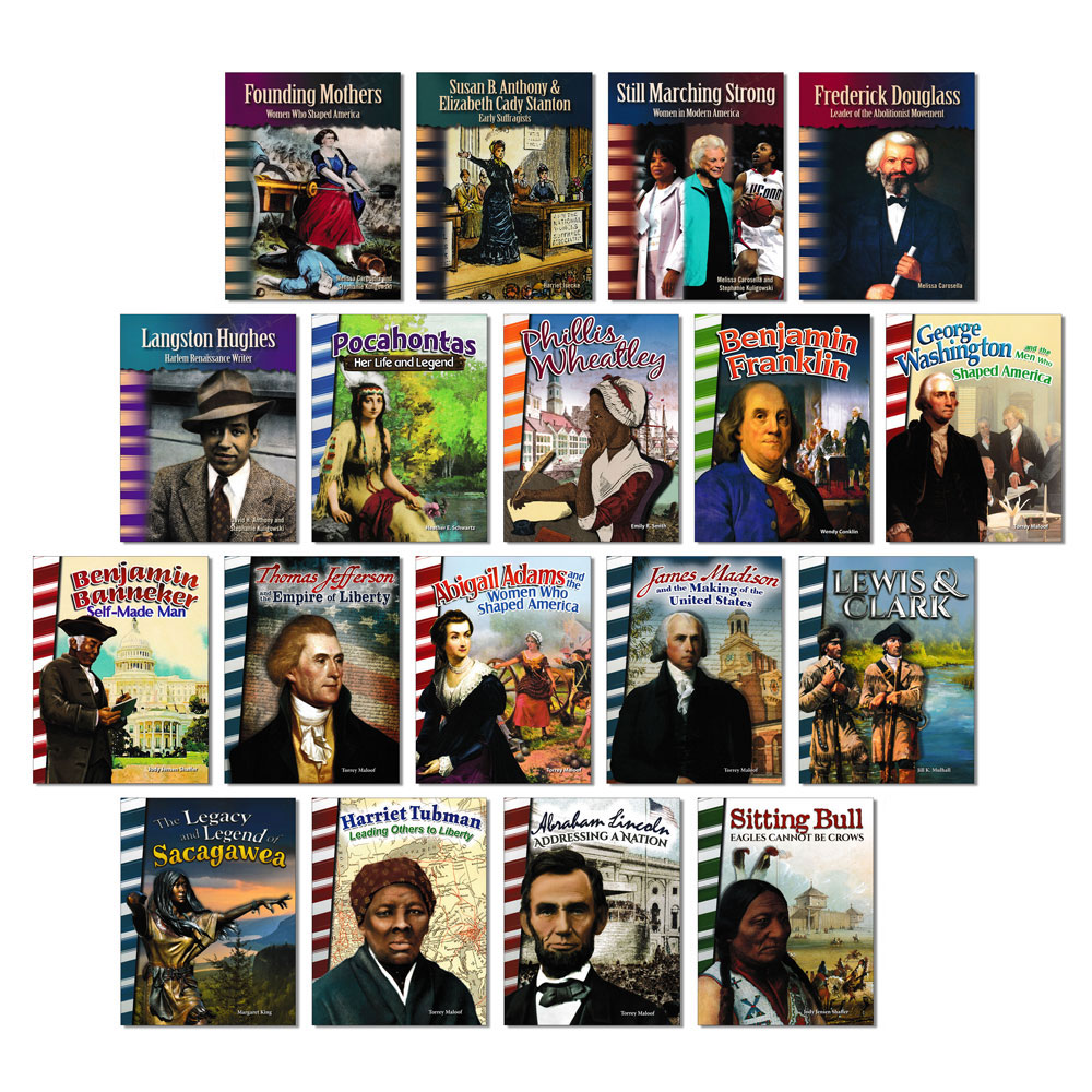 American History Biography Readers - Set of 18
