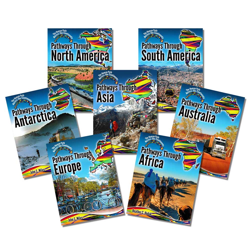 The Human Path Across the Continents Books - Set of 7
