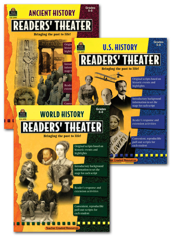 Readers' Theater Activity Books Set of 3