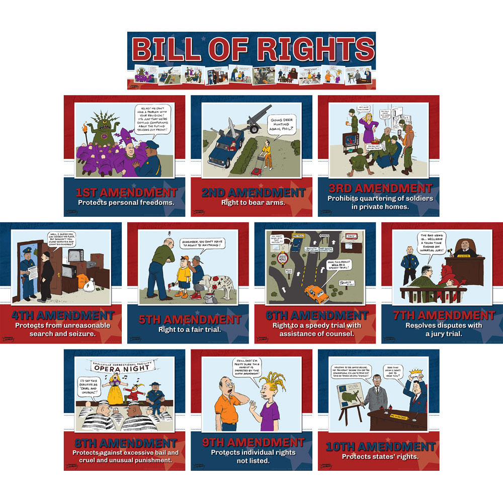 Bill of Rights Mini-Poster Set