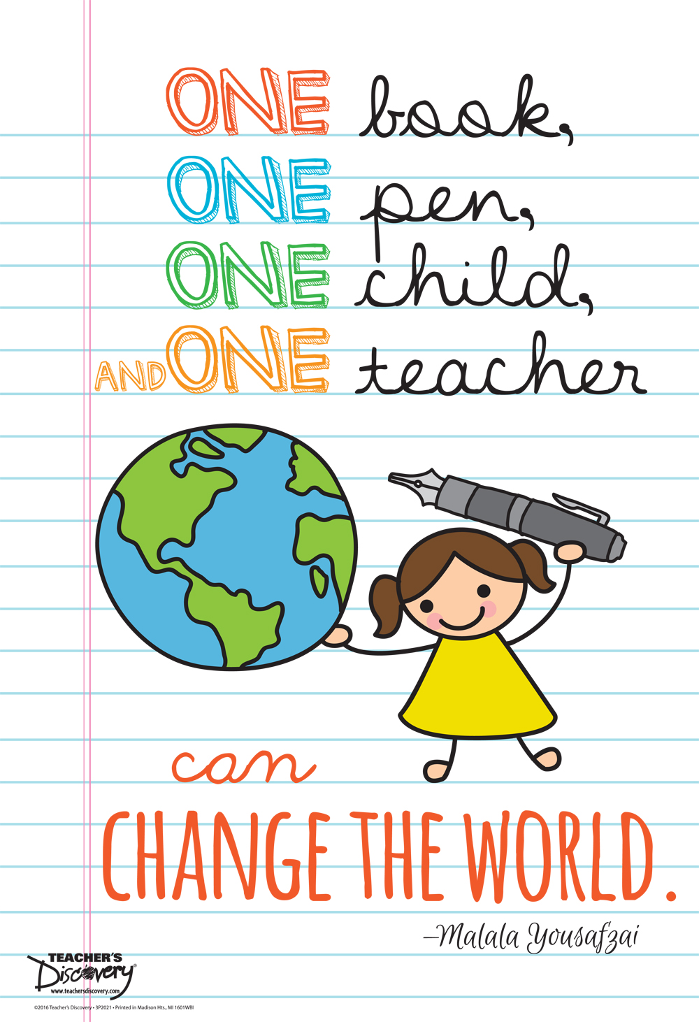Malala on Education Mini-Poster