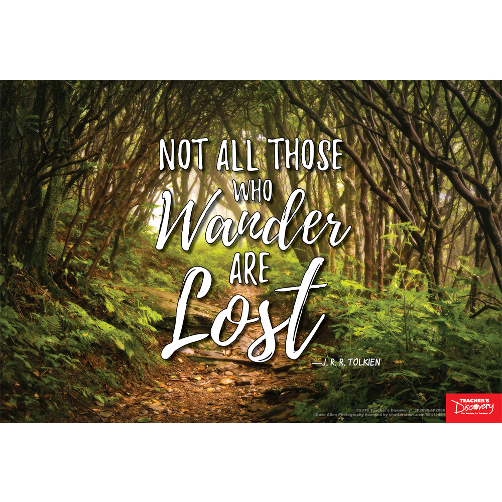 Not All Those Who Wander Are Lost Mini-Poster