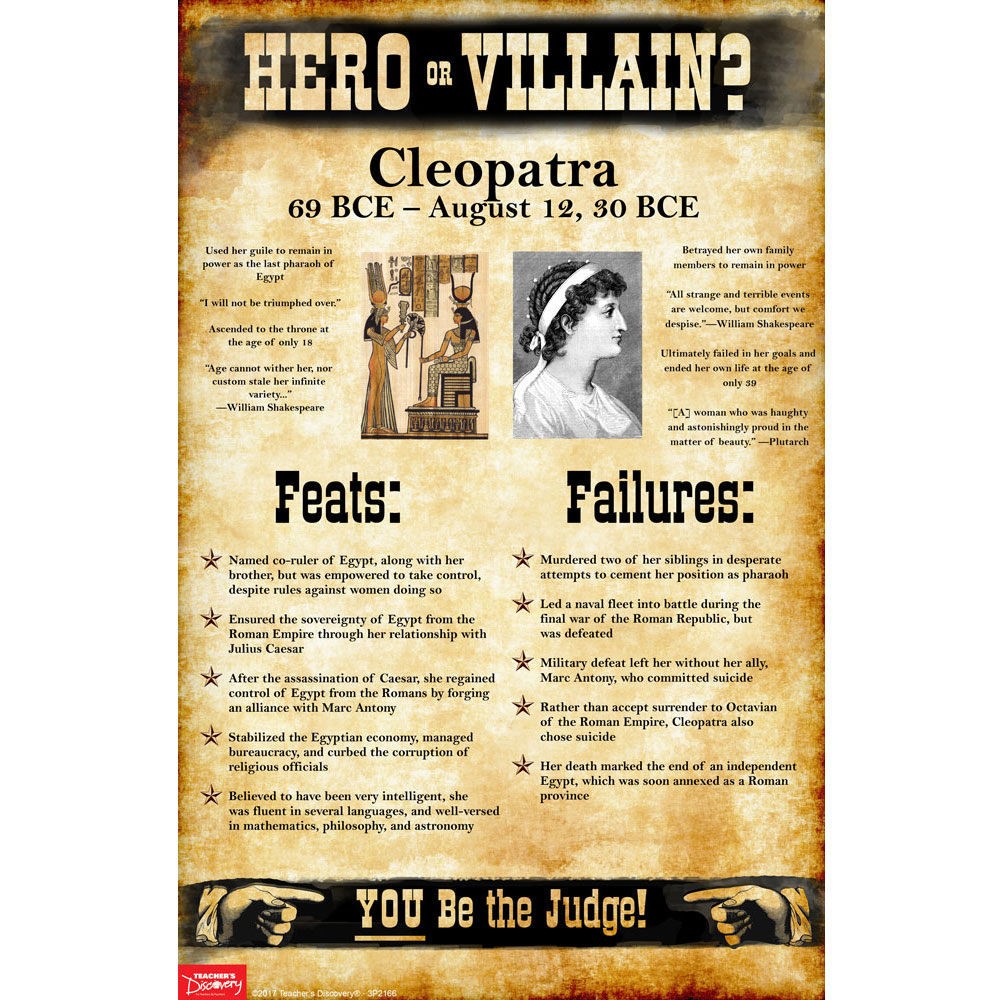 Cleopatra: Hero or Villain? Mini-Poster