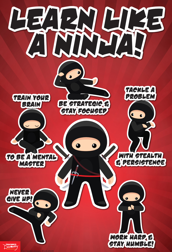 Learn Like a Ninja Social Studies Mini-Poster
