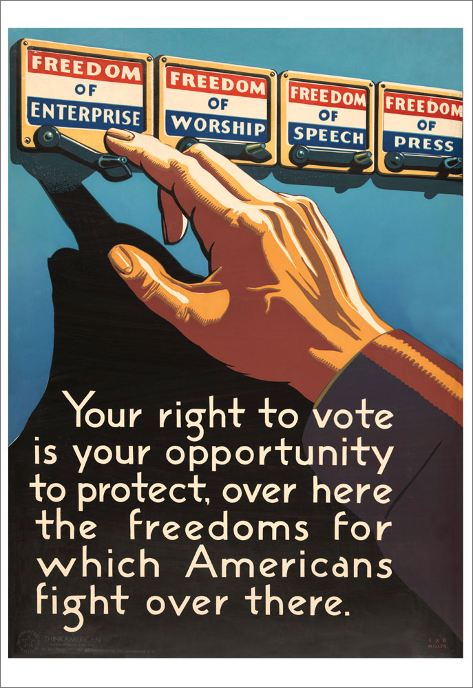 WPA Your Right to Vote Mini-Poster