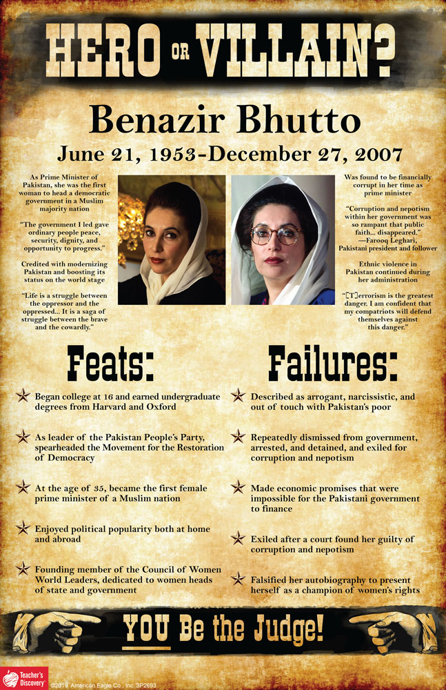 Benazir Bhutto: Hero or Villain? Mini-Poster