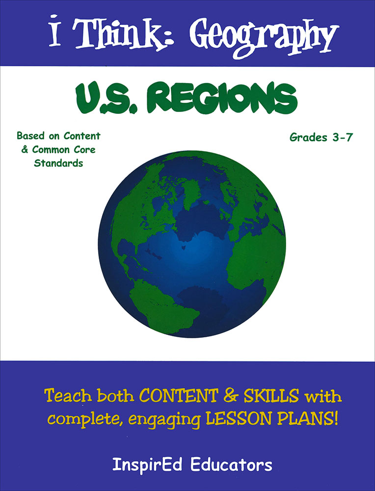 i Think: Geography, U.S. Regions Activity Book