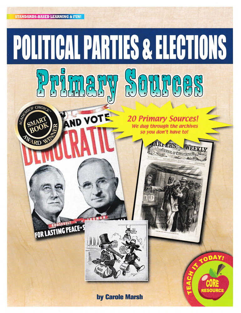 Political Parties and Elections Primary Sources Pack