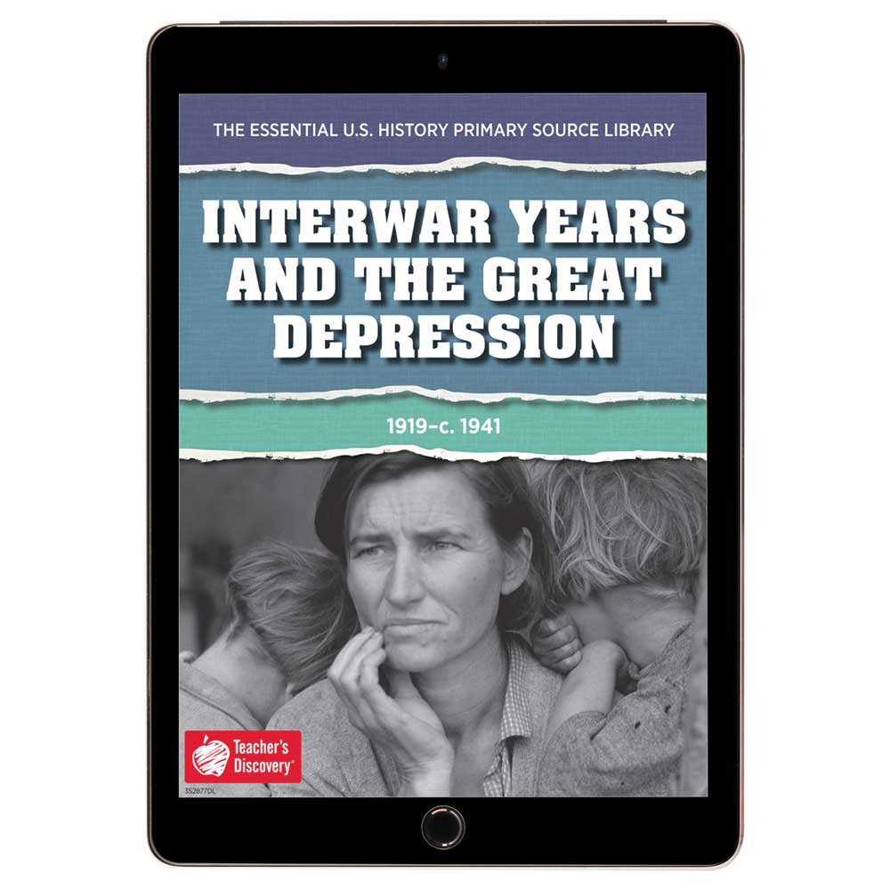 The Essential U.S. History Primary Source Library: Interwar Years and the Great Depression Download