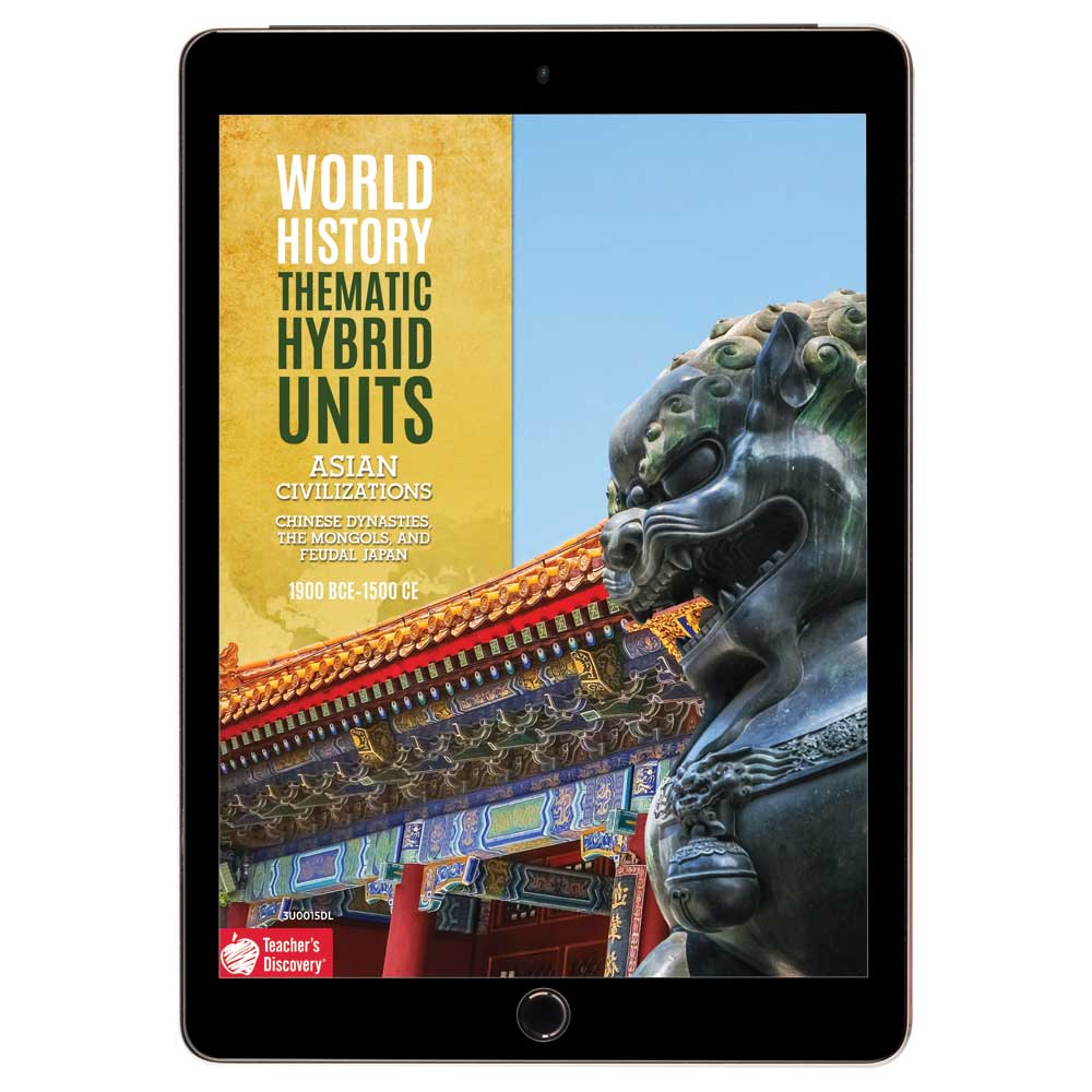 World History Thematic Hybrid Unit: Asian Civilizations Download
