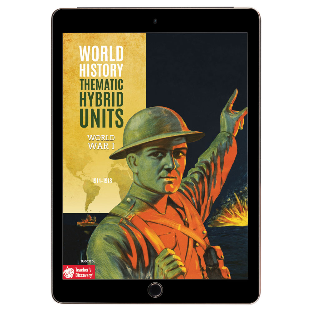 World History Thematic Hybrid Unit: World War I Download