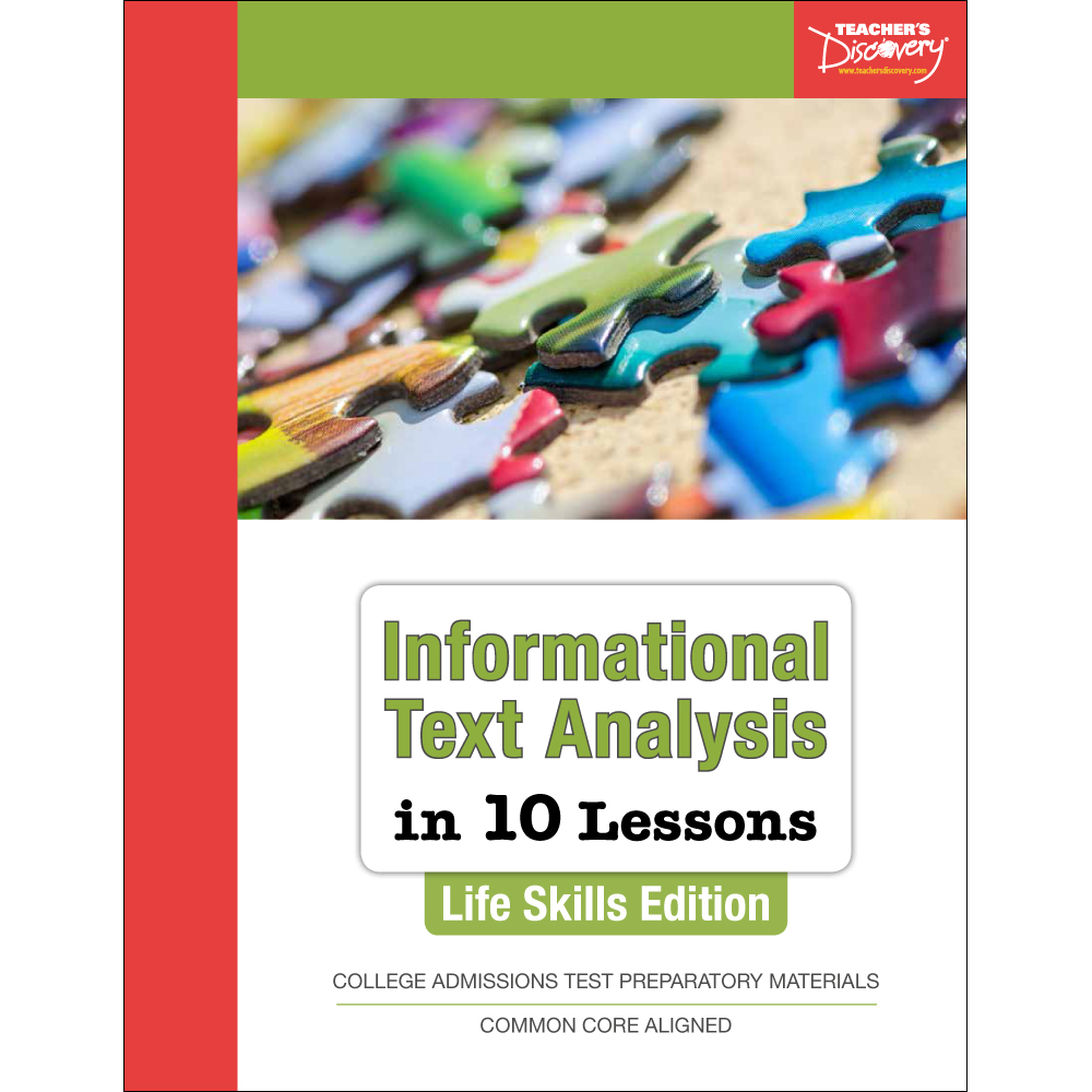 Informational Text Analysis in 10 Lessons: Life Skills Edition Book