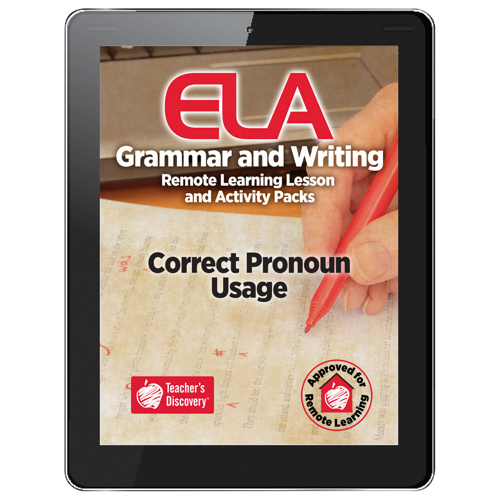Correct Pronoun Usage Remote Learning Lesson and Activity Pack Download