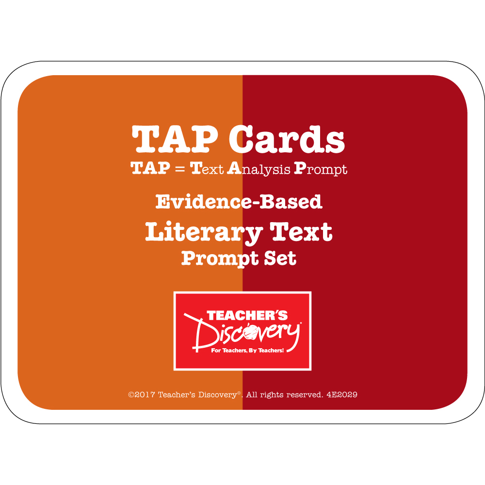 TAP Cards: Literary Text Card Set for High School