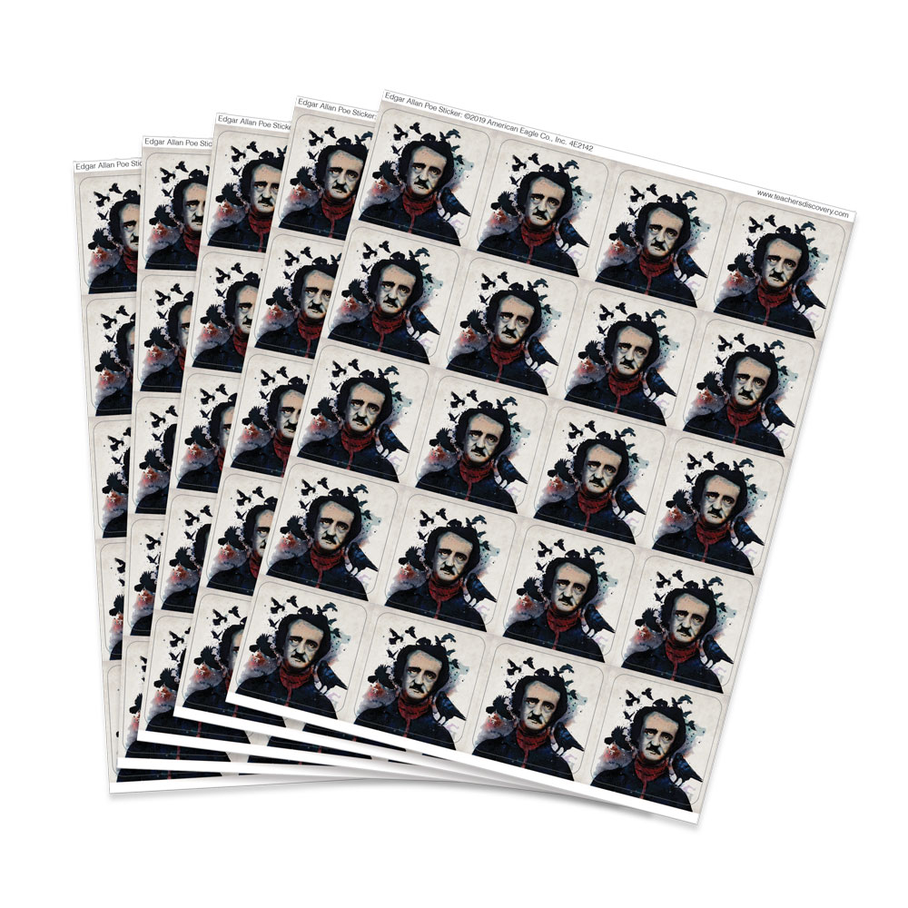 Edgar Allan Poe Stickers