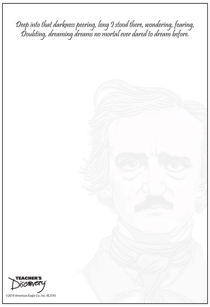 Edgar Allan Poe Notepad