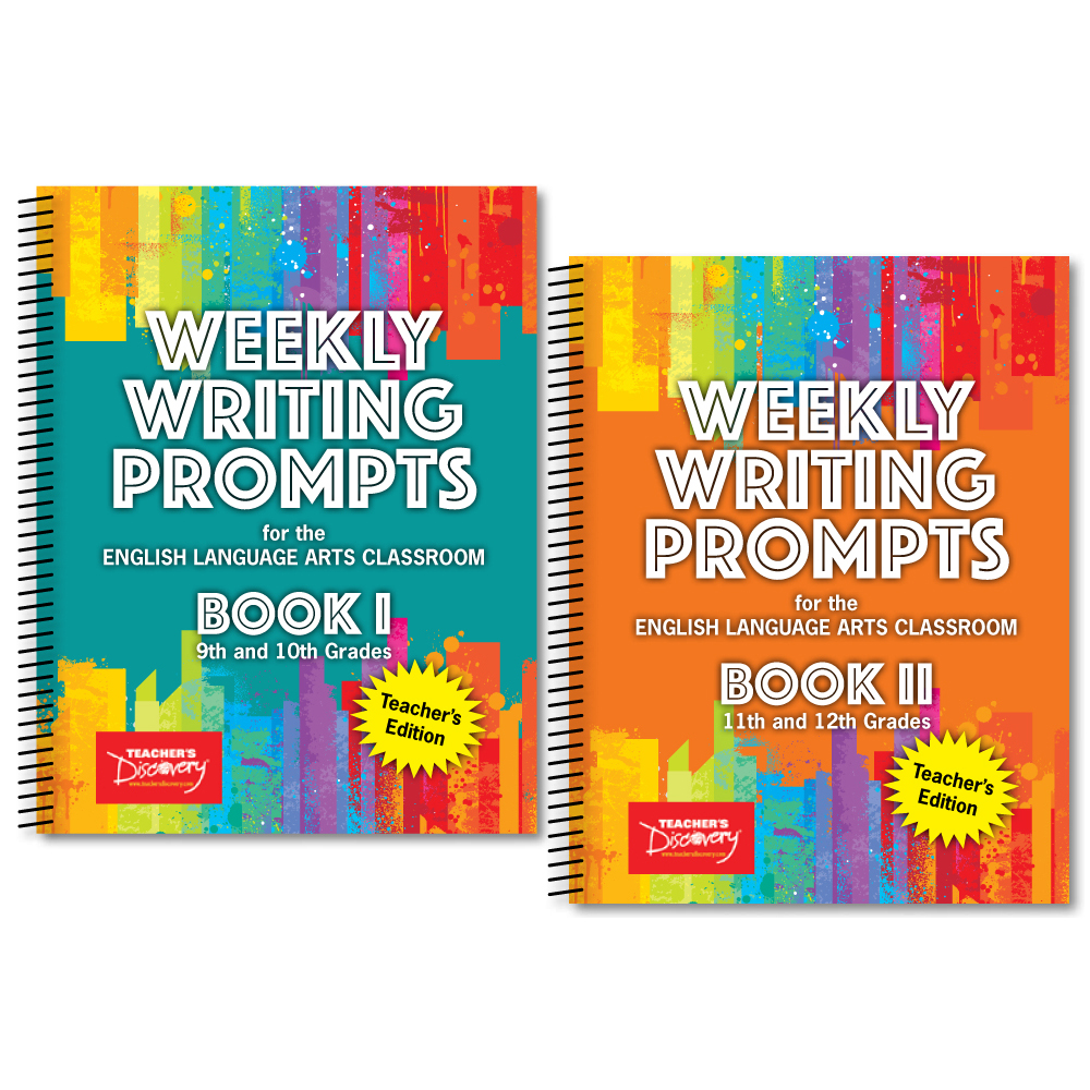 Weekly Writing Prompts for the English Language Arts Classroom I and II Teacher's Edition Book Set 