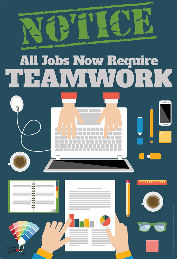Official Notice Job Skills Poster:  Teamwork