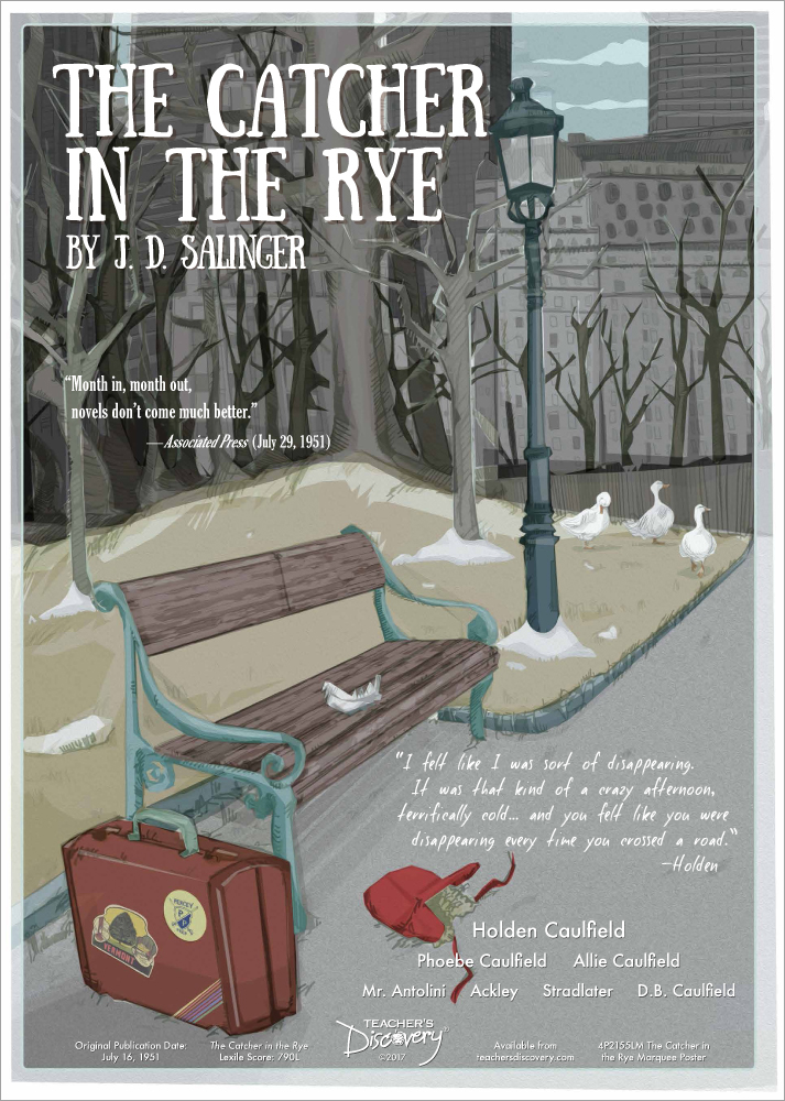 The Catcher in the Rye Marquee Poster