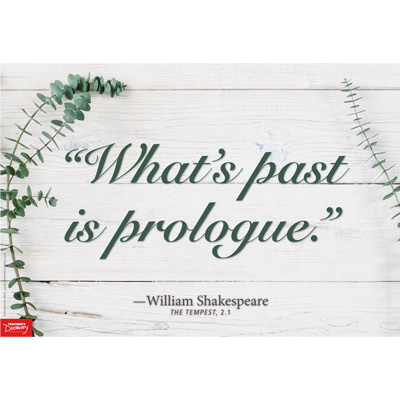 What's Past Is Prologue Mini-Poster