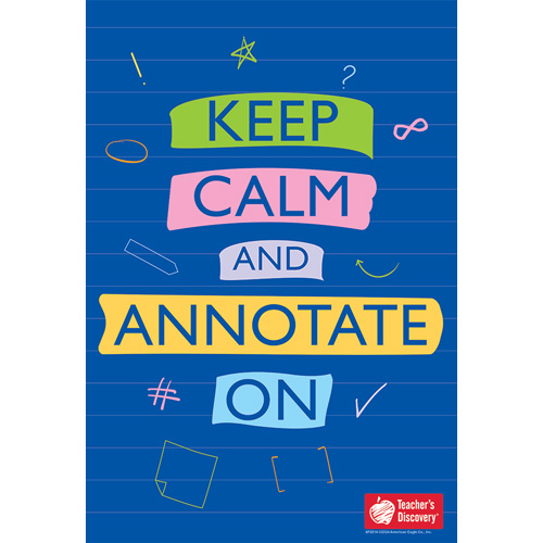 Keep Calm and Annotate On Mini-Poster