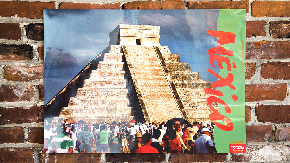 Chichén Itzá México Travel Poster