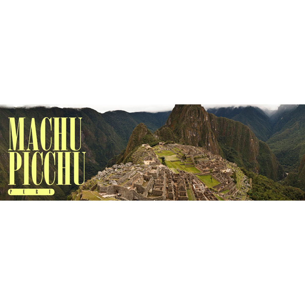 Machu Picchu, Peru Panoramic Poster