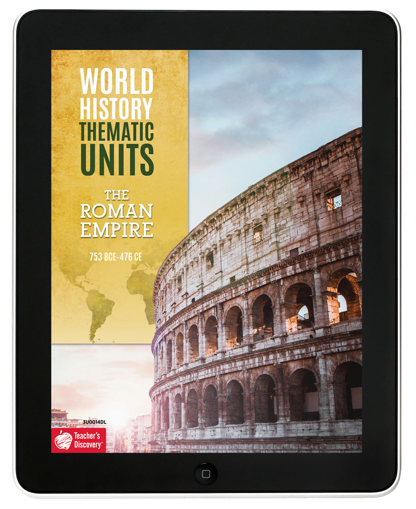 World History Thematic Unit: The Roman Empire Download