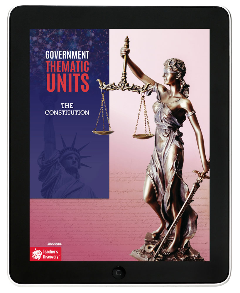 Government Thematic Unit: The Constitution Download