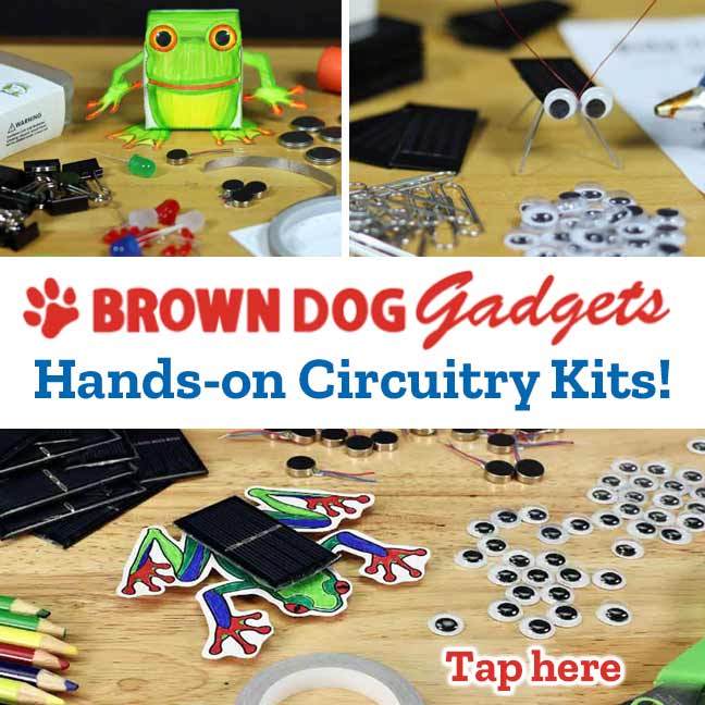 Browndog gadgets Hands-on Circuitry Kits!