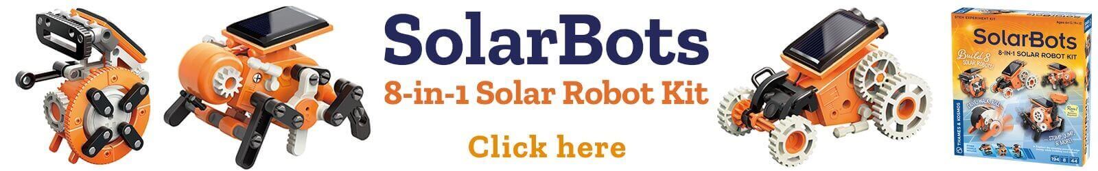 SolarBots 8-in-1 Solar Robot Kit