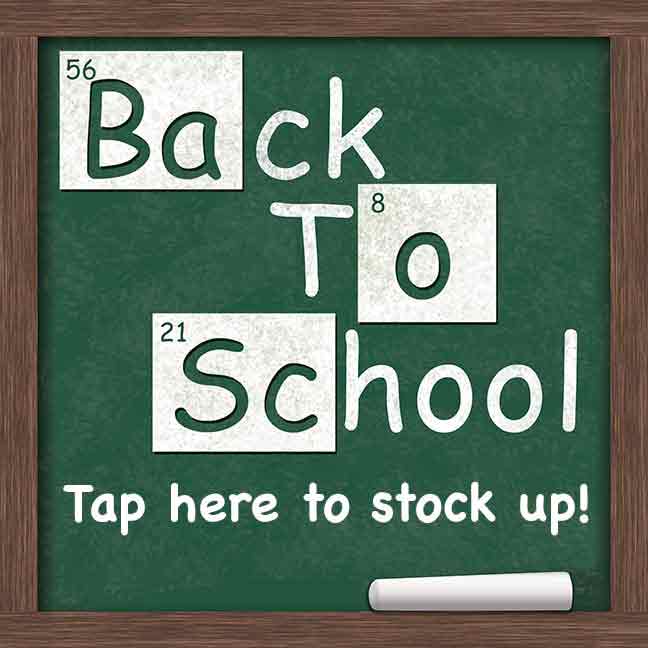 Back to school Tap here to stock up!