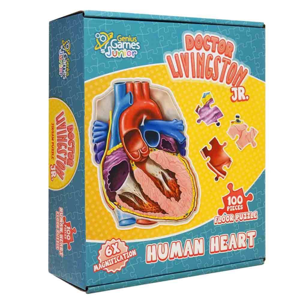 Doctor Livingston Jr. Human Heart Puzzle for Kids