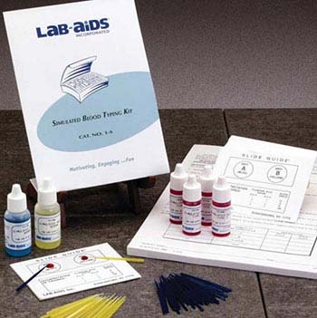 Simulated "Blood" ABO Typing Class Kit