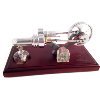 Stirling Engine with Alcohol Burner
