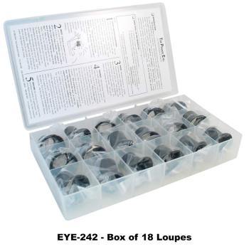 Box Set Of 18 Eye Loupes