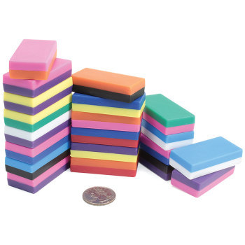 20 Pack of Rainbow Bar Magnets