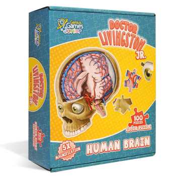 Doctor Livingston Jr. Human Brain Puzzle for Kids
