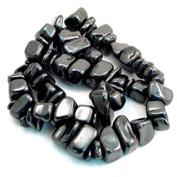 2  Magnetic Hematite Sticky  Stones with free  organza bag and  card