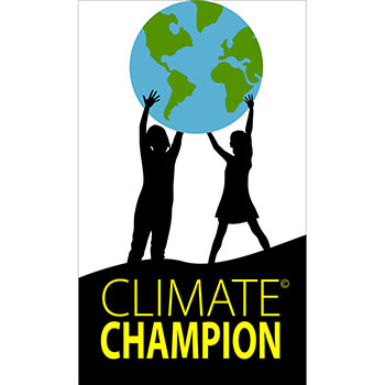 Climate Champion Stickers - 10 Vinyl Climate Champion Stickers