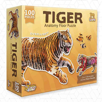 Kid's Animal Floor Puzzle: Tiger