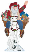 Product Image of Small Cowboy Santa Woodcraft Pattern