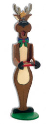 Product Image of Reindeer Birdfeeder Woodcraft Pattern