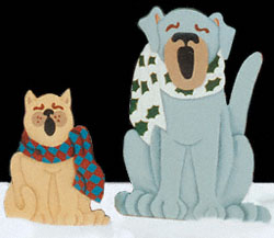 Product Image of Caroling Dog & Cat Woodcraft Pattern