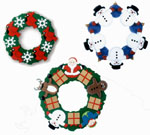 Holiday Wreaths Woodcraft Pattern